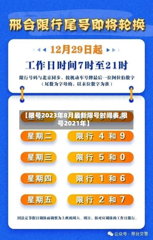 【限号2023年8月最新限号时间表,限号2021年】-第1张图片