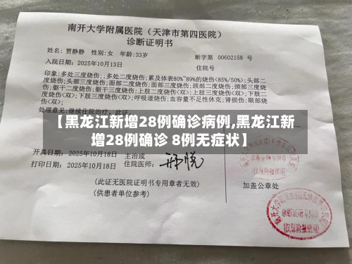 【黑龙江新增28例确诊病例,黑龙江新增28例确诊 8例无症状】-第1张图片