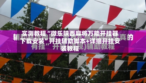 实测教程“微乐陕西麻将万能开挂器下载安装	”开挂辅助脚本+详细开挂安装教程-第1张图片