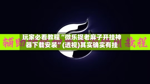玩家必看教程“微乐捉老麻子开挂神器下载安装	”(透视)其实确实有挂-第1张图片
