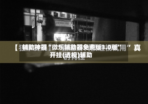 辅助神器“微乐辅助器免费版3.0版”开挂(透视)辅助-第1张图片