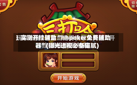 实测开挂辅助“hhpoker免费辅助器”(曝光透视必备猫腻)-第1张图片