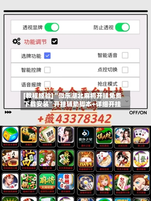 [教程经验]“微乐湖北麻将开挂免费下载安装”开挂辅助脚本+详细开挂-第1张图片