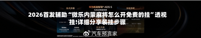 2026首发辅助“微乐内蒙麻将怎么开免费的挂”透视挂!详细分享装挂步骤-第1张图片