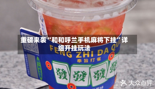 重磅来袭“和和呼兰手机麻将下挂”详细开挂玩法-第1张图片