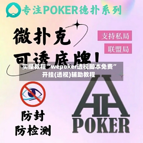 实操教程“wepoker透视脚本免费”开挂(透视)辅助教程-第1张图片