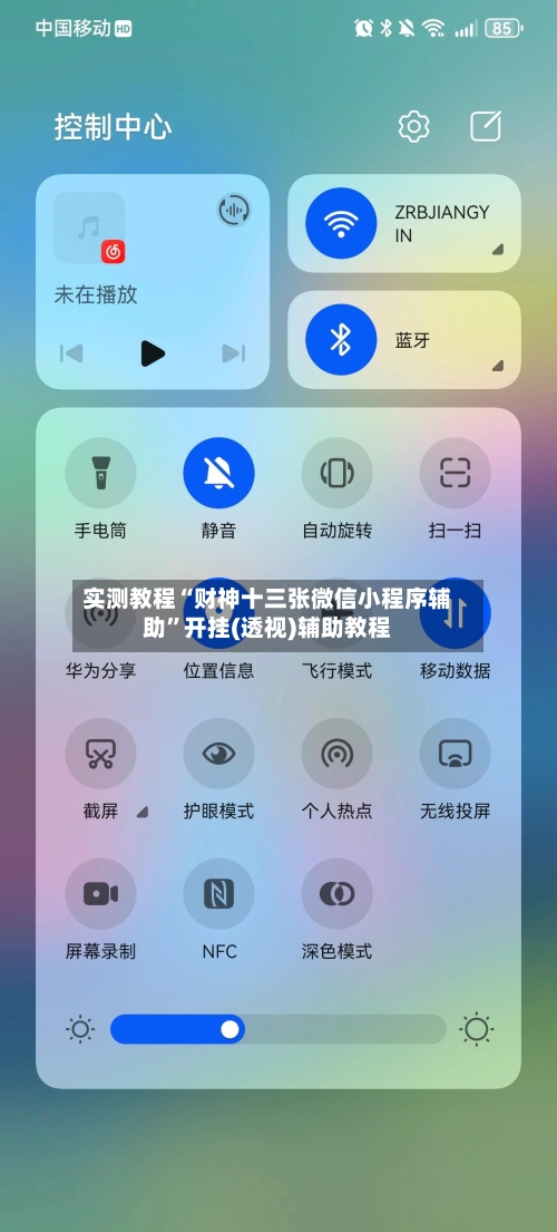 实测教程“财神十三张微信小程序辅助”开挂(透视)辅助教程-第1张图片