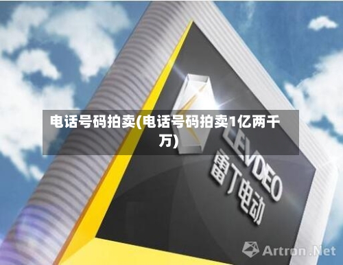 电话号码拍卖(电话号码拍卖1亿两千万)-第1张图片