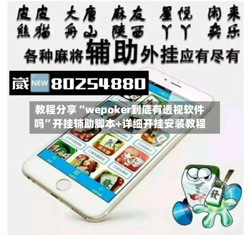 教程分享“wepoker到底有透视软件吗”开挂辅助脚本+详细开挂安装教程-第1张图片