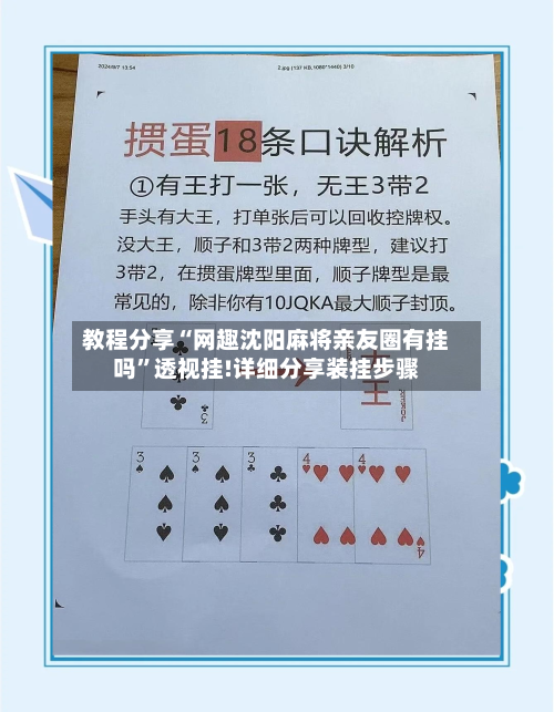 教程分享“网趣沈阳麻将亲友圈有挂吗”透视挂!详细分享装挂步骤-第1张图片