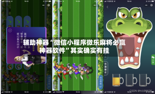 辅助神器“微信小程序微乐麻将必赢神器软件”其实确实有挂-第1张图片