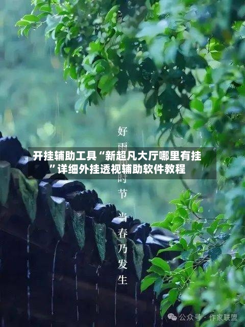 开挂辅助工具“新超凡大厅哪里有挂”详细外挂透视辅助软件教程-第1张图片