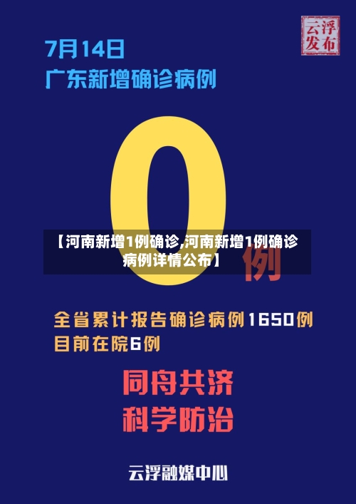 【河南新增1例确诊,河南新增1例确诊病例详情公布】-第1张图片