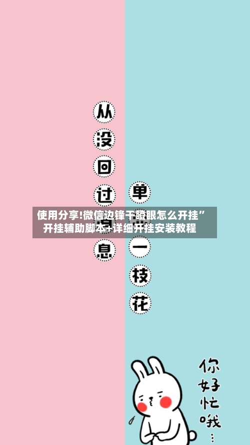 使用分享!微信边锋干瞪眼怎么开挂”开挂辅助脚本+详细开挂安装教程-第1张图片