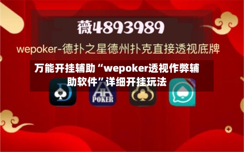 万能开挂辅助“wepoker透视作弊辅助软件”详细开挂玩法-第1张图片
