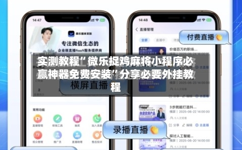 实测教程	”微乐捉鸡麻将小程序必赢神器免费安装”分享必要外挂教程-第1张图片