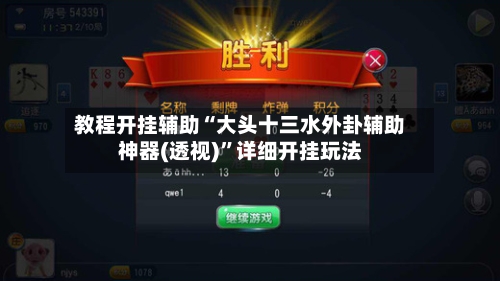 教程开挂辅助“大头十三水外卦辅助神器(透视)”详细开挂玩法-第1张图片