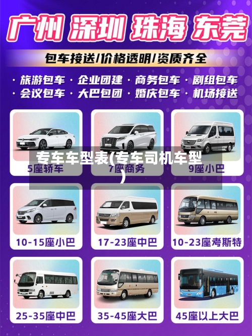 专车车型表(专车司机车型)-第1张图片