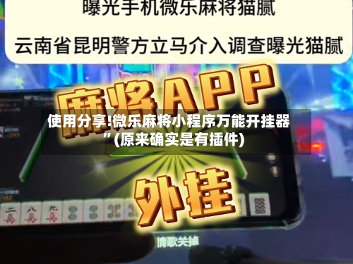 使用分享!微乐麻将小程序万能开挂器	”(原来确实是有插件)-第1张图片
