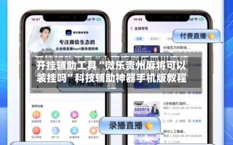 开挂辅助工具“微乐贵州麻将可以装挂吗	”科技辅助神器手机版教程-第1张图片