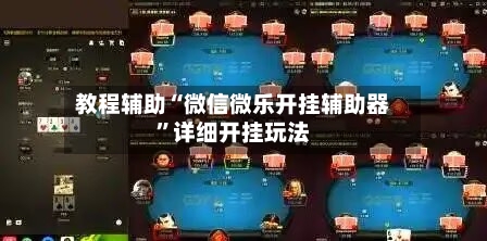 教程辅助“微信微乐开挂辅助器”详细开挂玩法-第1张图片