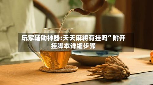 玩家辅助神器:天天麻将有挂吗”附开挂脚本详细步骤-第1张图片