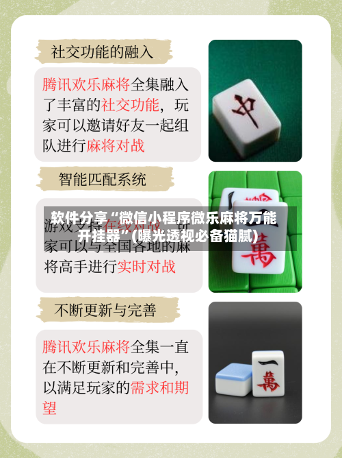 软件分享“微信小程序微乐麻将万能开挂器”(曝光透视必备猫腻)-第1张图片