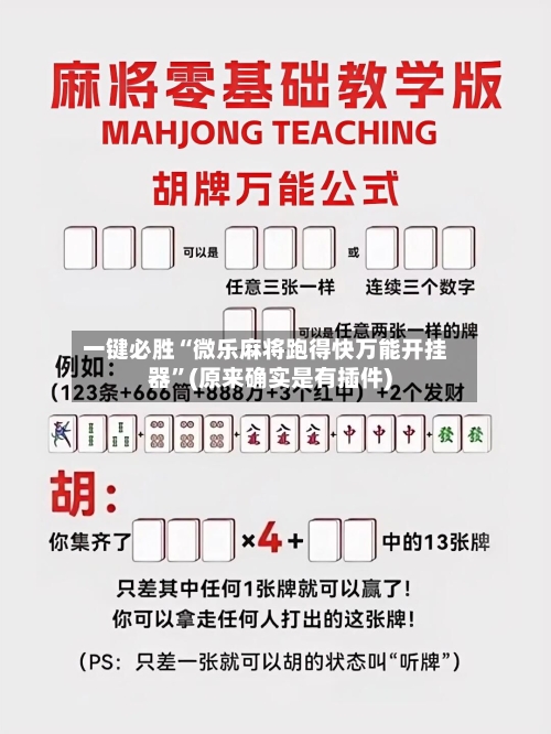 一键必胜“微乐麻将跑得快万能开挂器”(原来确实是有插件)-第1张图片
