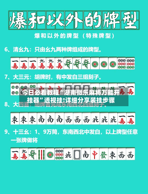 今日必看教程“湖南微乐麻将万能开挂器	”透视挂!详细分享装挂步骤-第1张图片