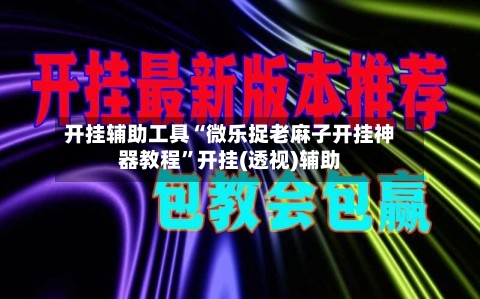 开挂辅助工具“微乐捉老麻子开挂神器教程”开挂(透视)辅助-第1张图片