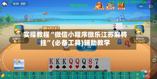 实操教程“微信小程序微乐江苏麻将挂”(必备工具)辅助教学-第1张图片