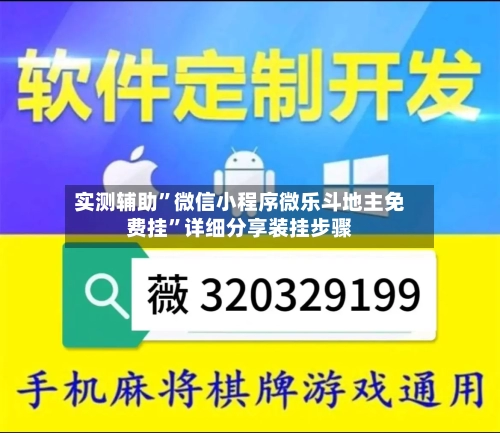 实测辅助”微信小程序微乐斗地主免费挂”详细分享装挂步骤-第1张图片