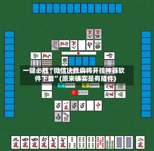 一键必胜“微信决胜麻将开挂神器软件下载”(原来确实是有插件)-第1张图片