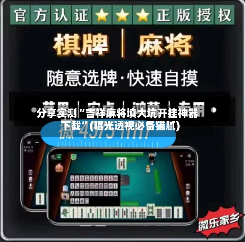 分享实测“吉祥麻将填大坑开挂神器下载	”(曝光透视必备猫腻)-第1张图片