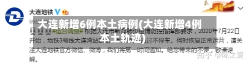 大连新增6例本土病例(大连新增4例本土轨迹)-第1张图片