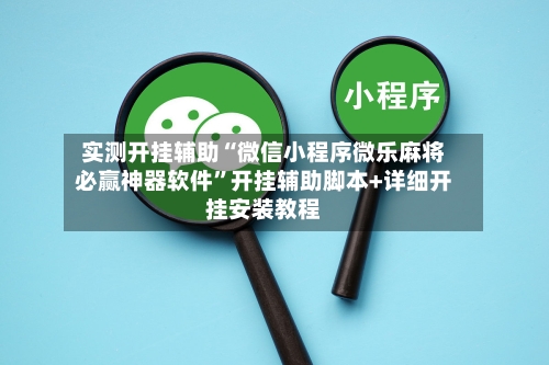 实测开挂辅助“微信小程序微乐麻将必赢神器软件	”开挂辅助脚本+详细开挂安装教程-第1张图片