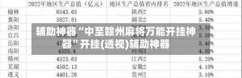 辅助神器“中至赣州麻将万能开挂神器	”开挂(透视)辅助神器-第1张图片