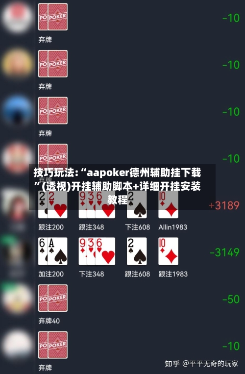 技巧玩法:“aapoker德州辅助挂下载”(透视)开挂辅助脚本+详细开挂安装教程-第1张图片