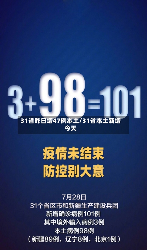 31省昨日增47例本土/31省本土新增今天-第1张图片