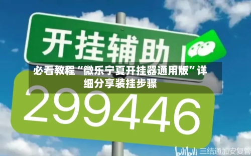 必看教程“微乐宁夏开挂器通用版	”详细分享装挂步骤-第1张图片