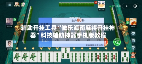 辅助开挂工具“微乐海南麻将开挂神器”科技辅助神器手机版教程-第1张图片