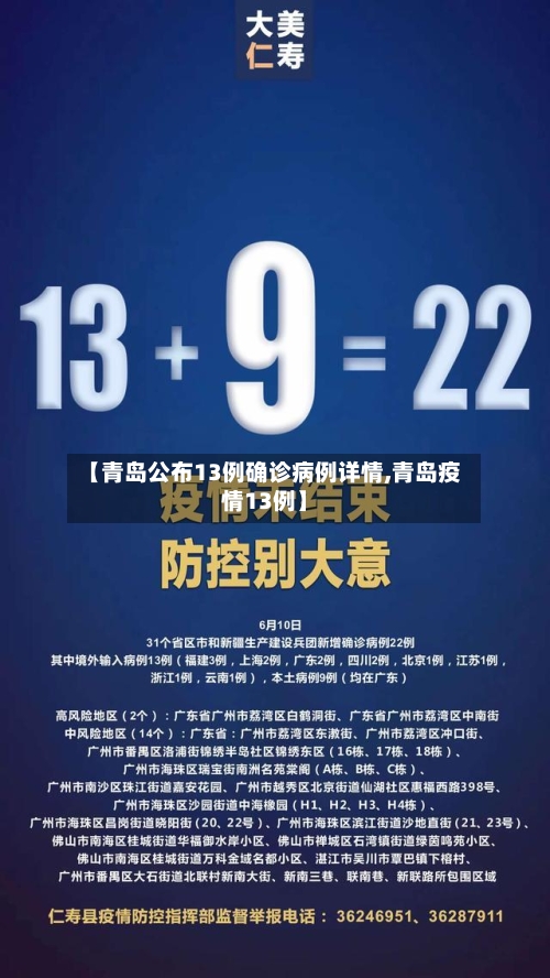 【青岛公布13例确诊病例详情,青岛疫情13例】-第1张图片