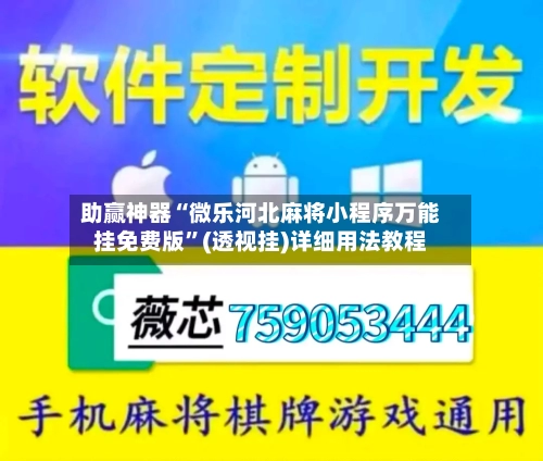 助赢神器“微乐河北麻将小程序万能挂免费版	”(透视挂)详细用法教程-第1张图片