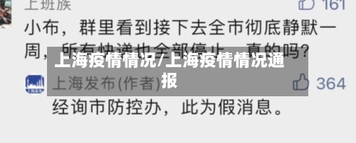 上海疫情情况/上海疫情情况通报-第1张图片