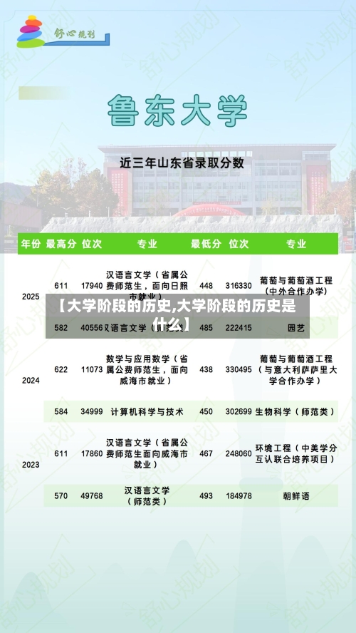 【大学阶段的历史,大学阶段的历史是什么】-第1张图片