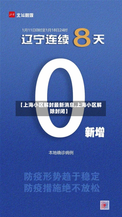 【上海小区解封最新消息,上海小区解除封闭】-第1张图片