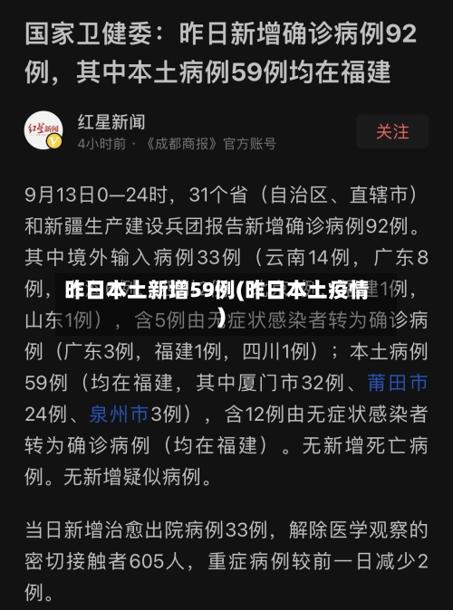 昨日本土新增59例(昨日本土疫情)-第1张图片