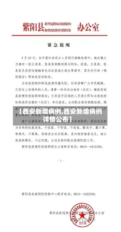 【西安新增病例,西安新增病例详情公布】-第1张图片
